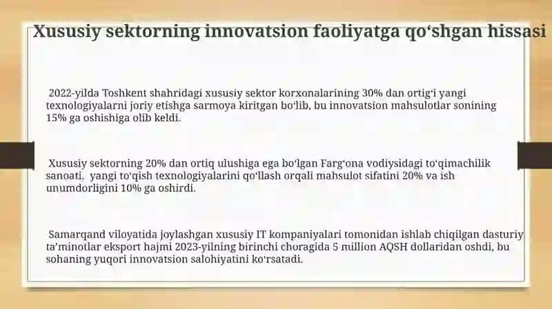 Innovatsion Faoliyatning Mohiyati va Ahamiyati 3