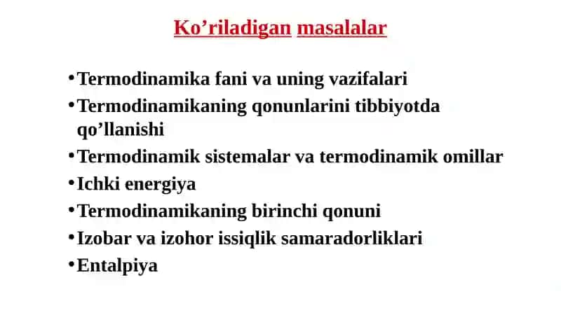 TERMODINAMIKA.KIMYOVIY REAKSIYALAR KINETIKASI 3