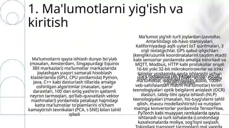 Matnli axborotlarni qayta ishlash texnologiyalari 3