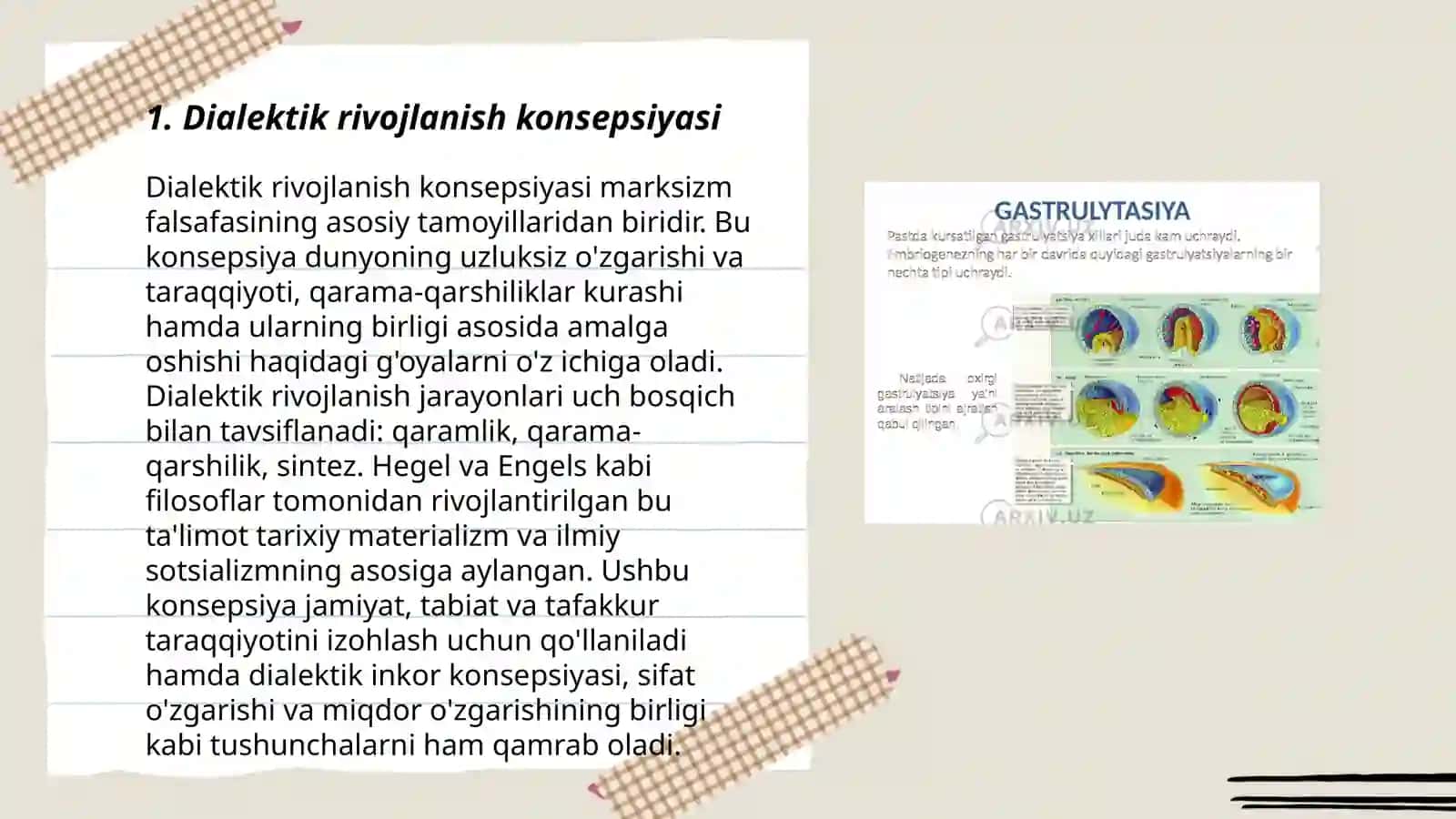 Rivojlanishning umumiy qonunlari va kategoriyalari 3