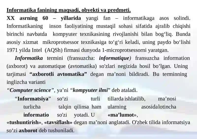 INFORMATIKANING NAZARIYASOSLARI 3