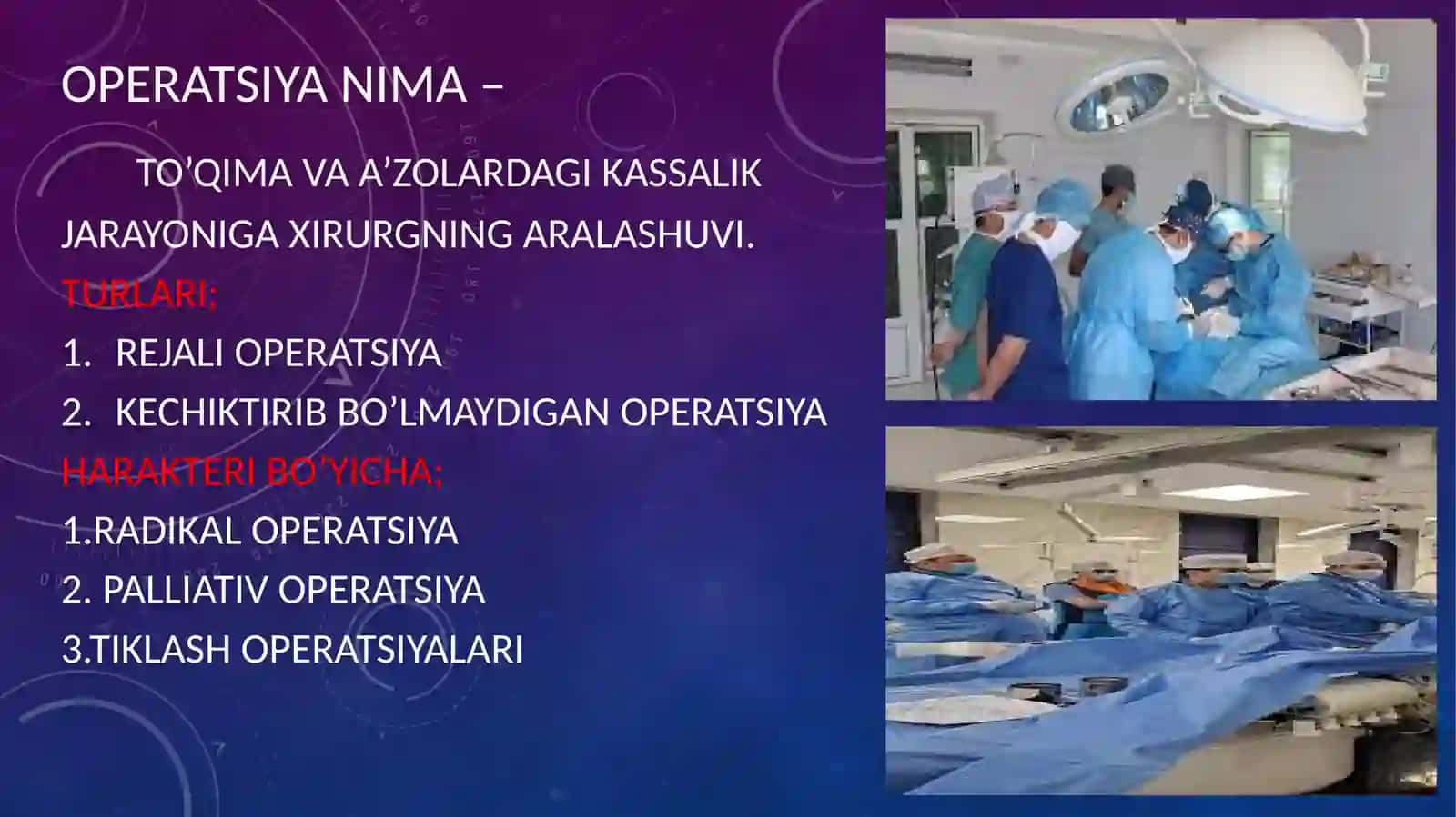 Jarrohlik aralashuvlar bilan bog’liq asorotlarning oldini olish 3