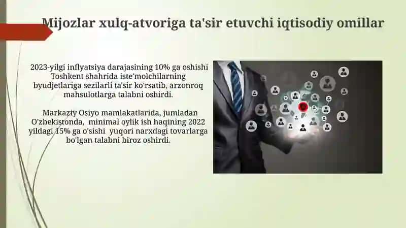Mijozlar xulq-atvoriga ta'sir etuvchi omillar tavsifi 3