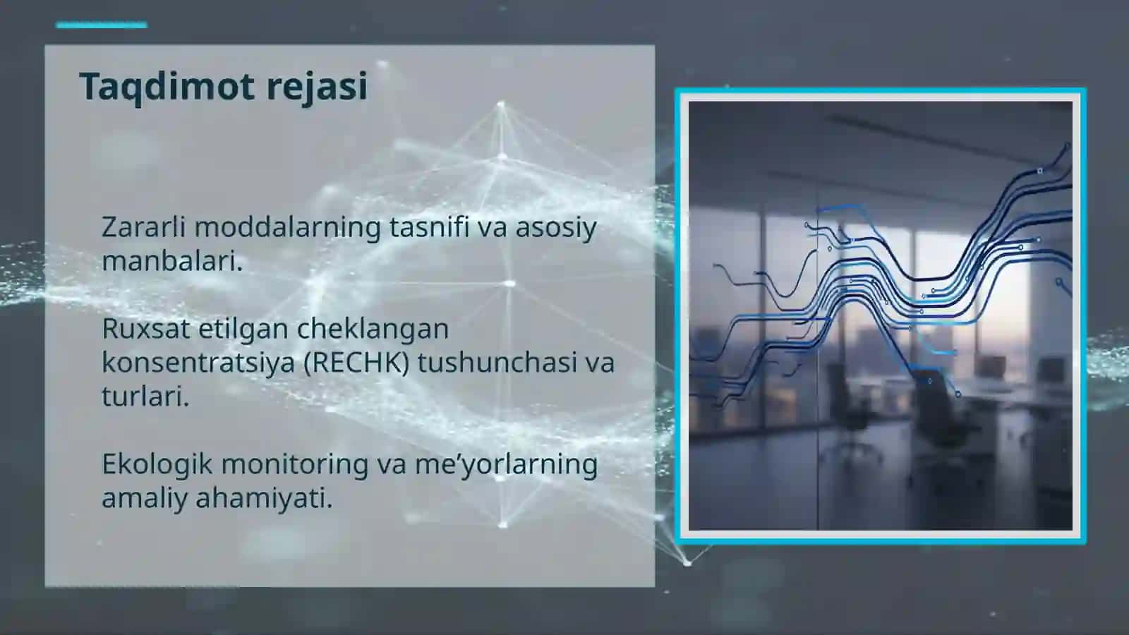 Zararli moddalar me’yorlari: Kirish 3