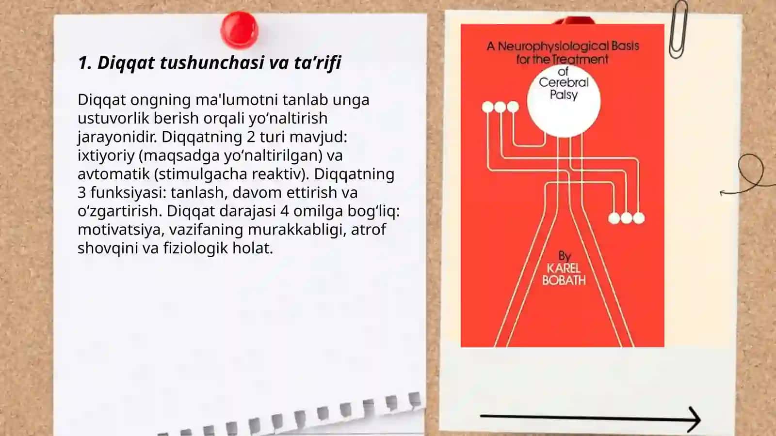 Diqqat haqida tushuncha va uning nerv fiziologik asoslari 3