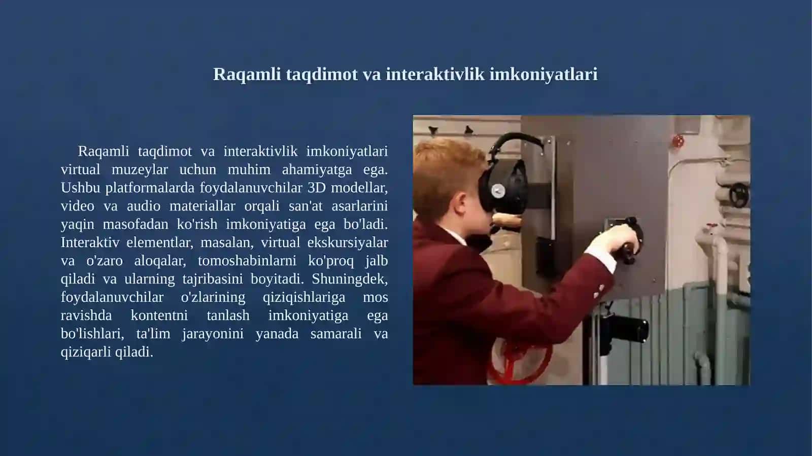 Virtual muzeylar va ularning ahamiyati 3