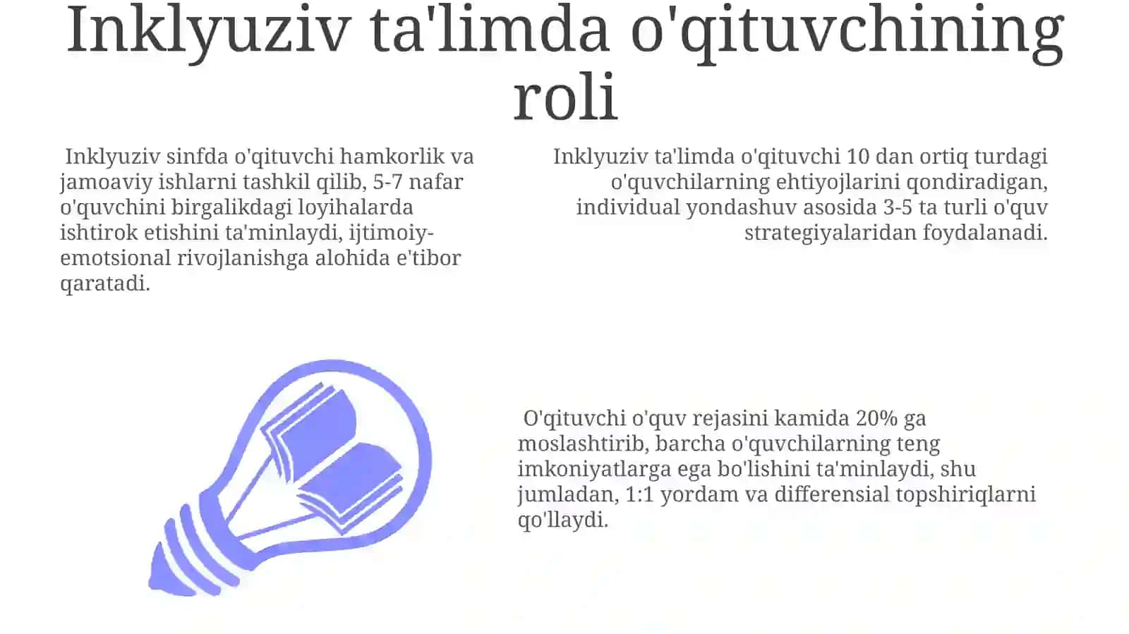 Inklyuziv va Integratsiyalashgan Ta'limning Asosiy Farqlari 3