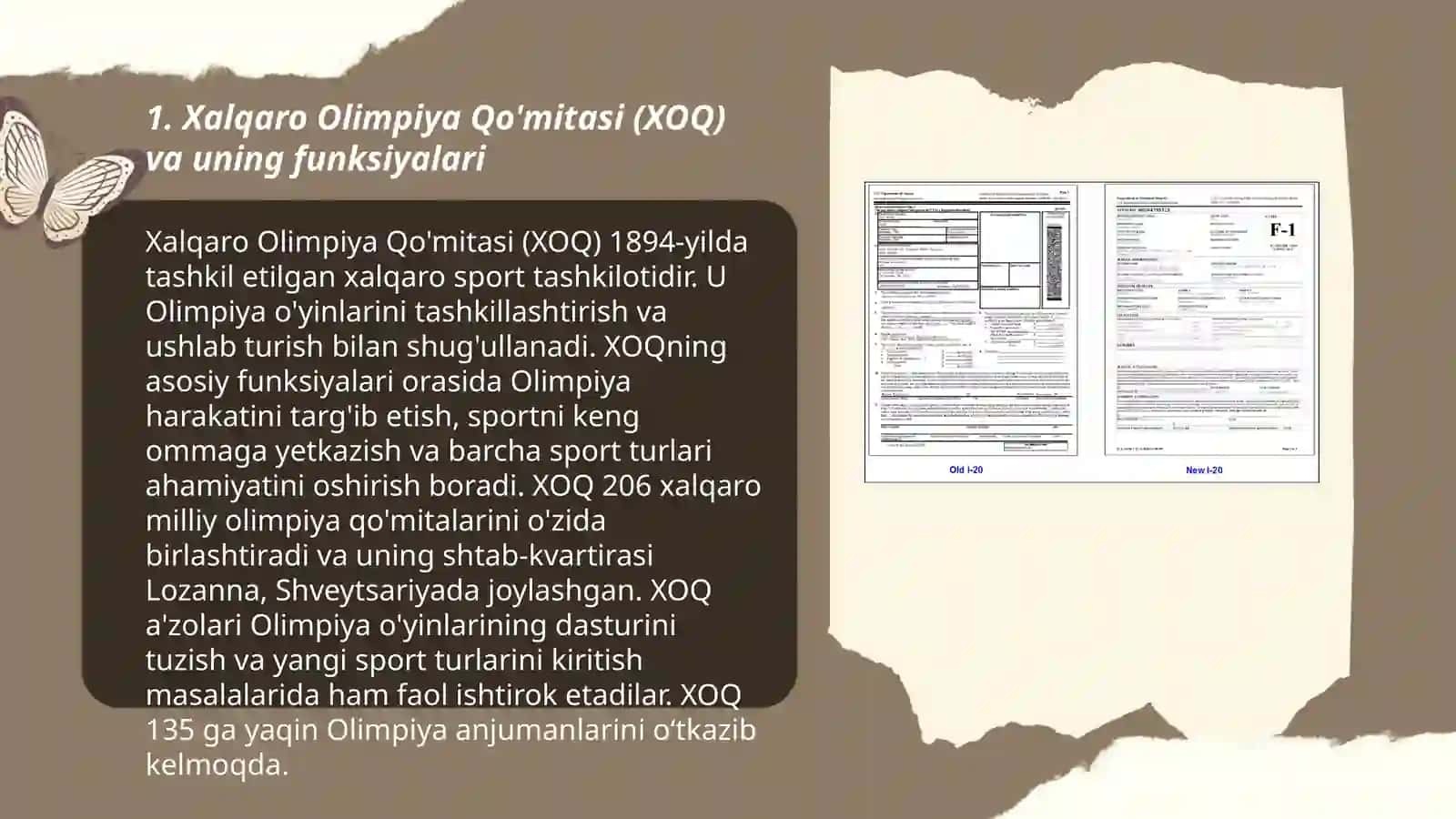 Xalqaro Olimpiya Qo'mitasi (XOQ) va uning funksiyalari 3