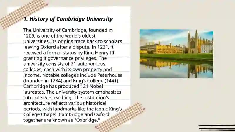 History of Cambridge University 3