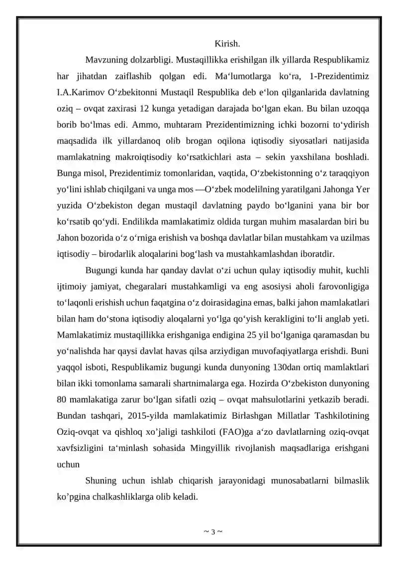 Tashqi iqtisodiy faoliyat tartibga solish va rivojlantrishda davlatning roli 3