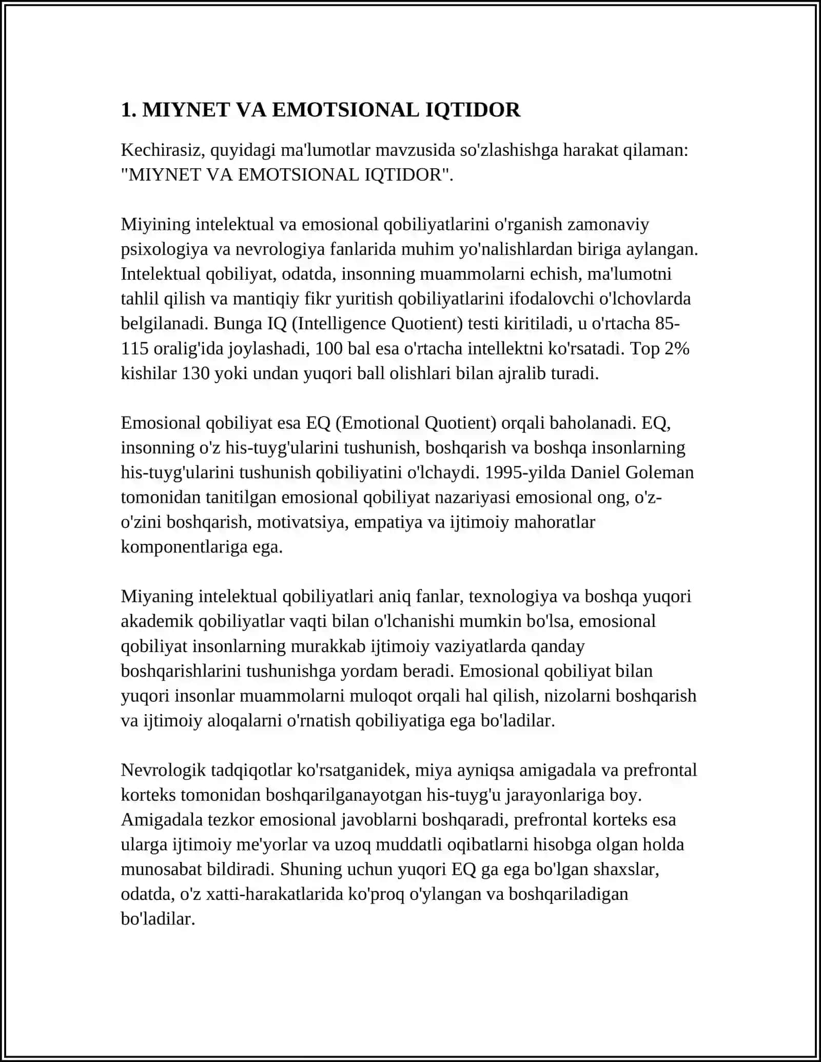 MIYNET PSIXOLOGIYASI HÁM SHOLKEMLESTIRILGEN PSIXOLOGIYA 3