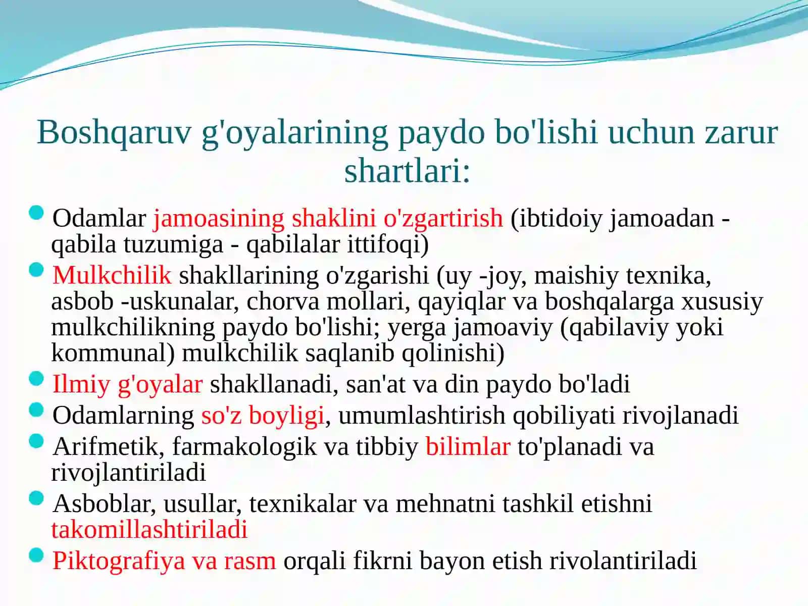 Menejmentning nazariy asoslari 3