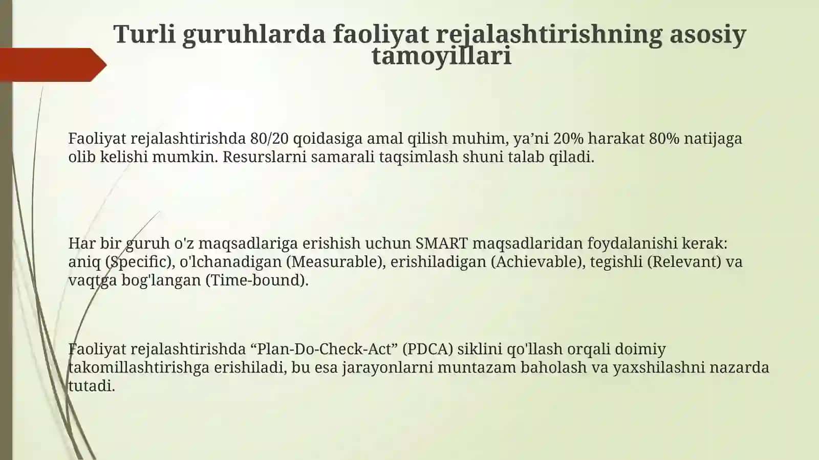 Turli guruhlarda faoliyat ishlanmslarini ishlab chiqish 3