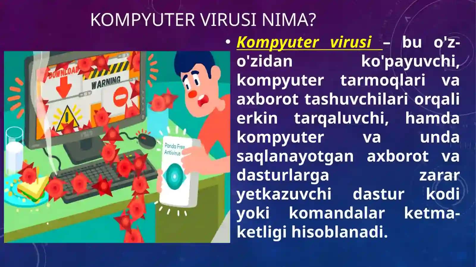 KOMPYUTER VIRUSLARI VA VIRUSDAN HIMOYALASH USULLARI 3