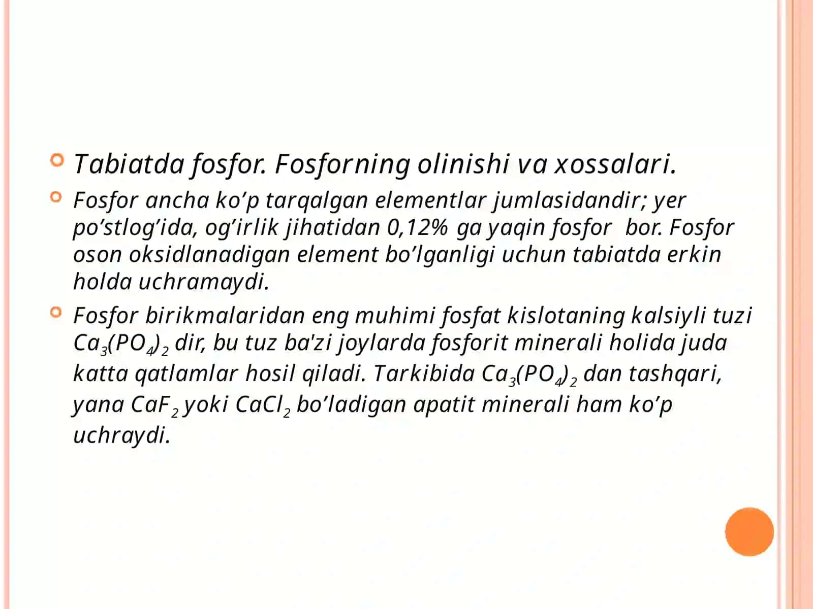 O’rta maktab kimyo kursida “Mineral o’g’itlar ishlab chiqarish”mavzusini o’qitish metodikasi. 3