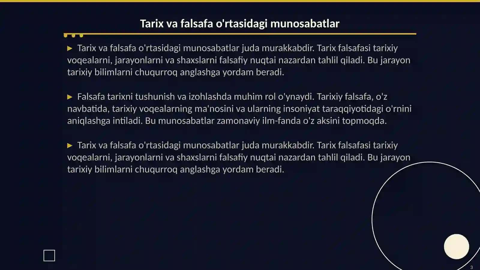 Tarix falsafasi 3