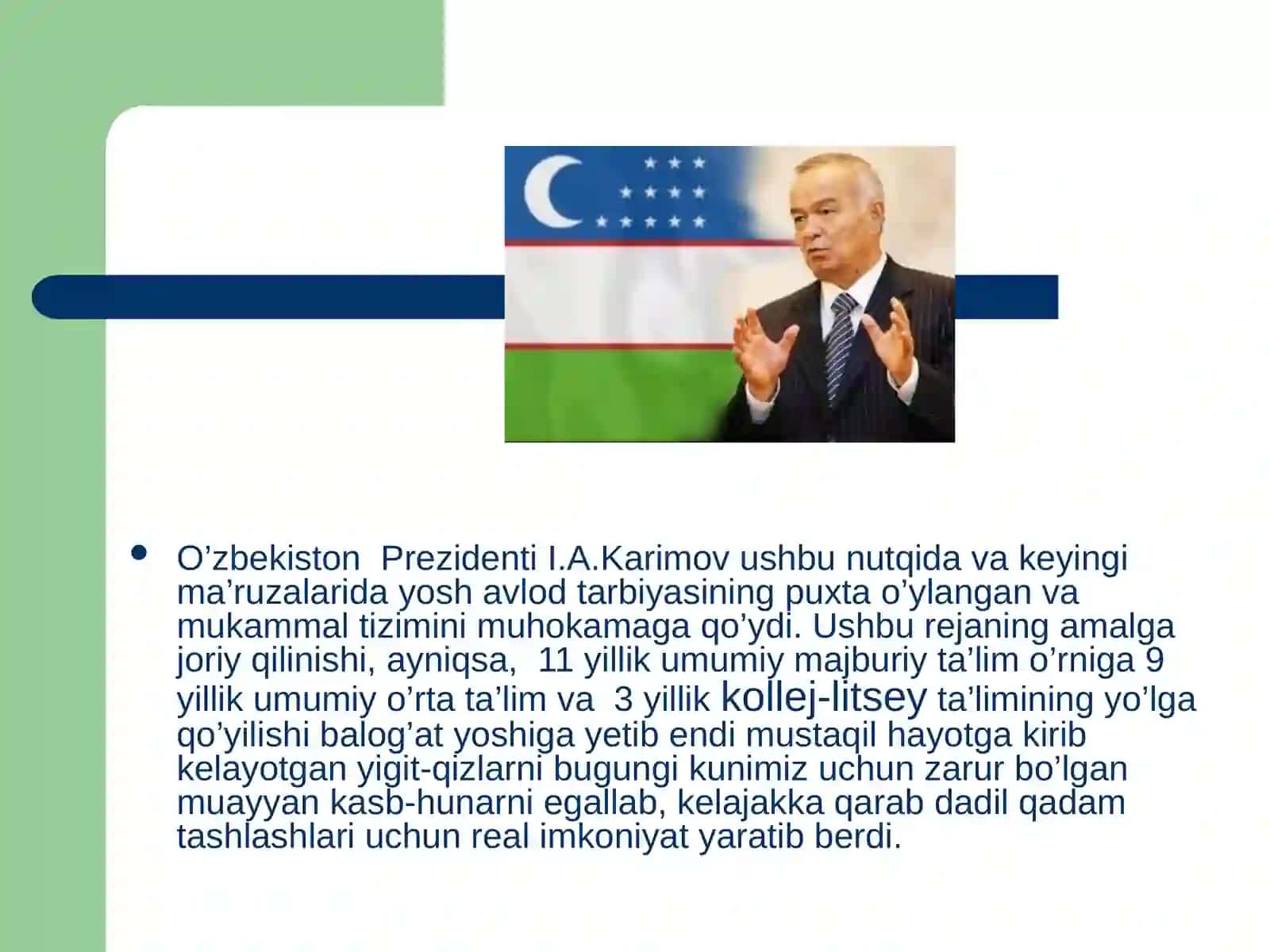 Mustaqil O’zbekistonda ma’naviy va axloqiy tarbiyaning dolzarb masalalari 3