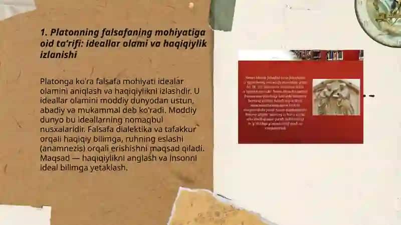 Falsafaning mohiyatiga oid sharq va gʻarb mutaffakirlari tariflarini tavsiflash 3