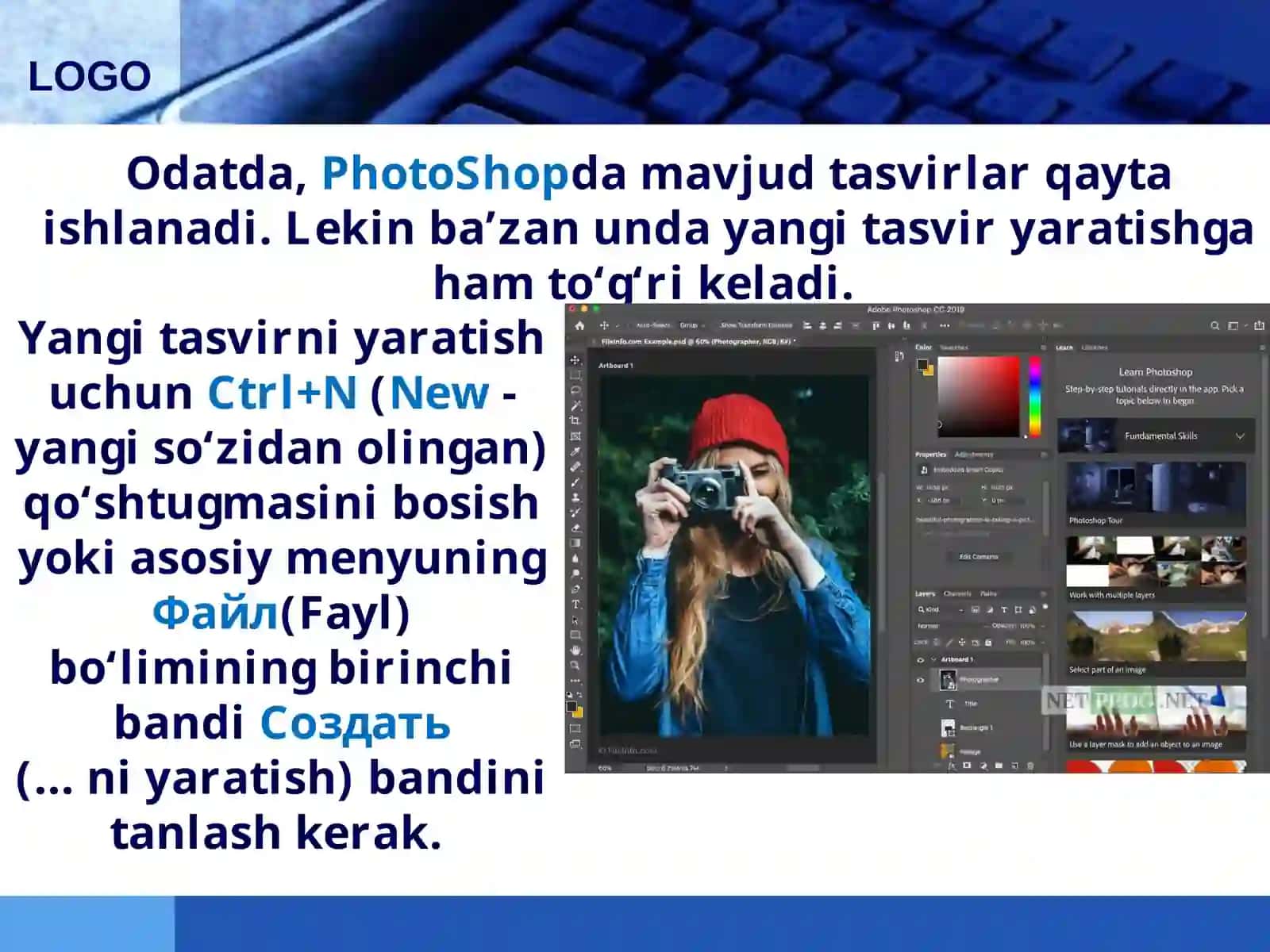 Photoshopda grafik obyektlar bilan ishlash 3