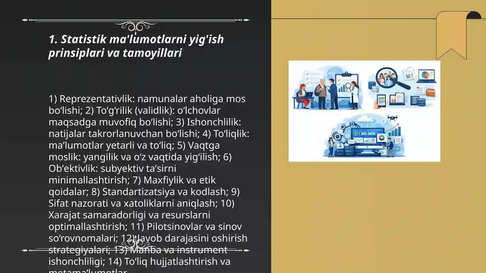 Statistik ma’lumotlarni to‘plash nazariyasi va amaliyoti 3