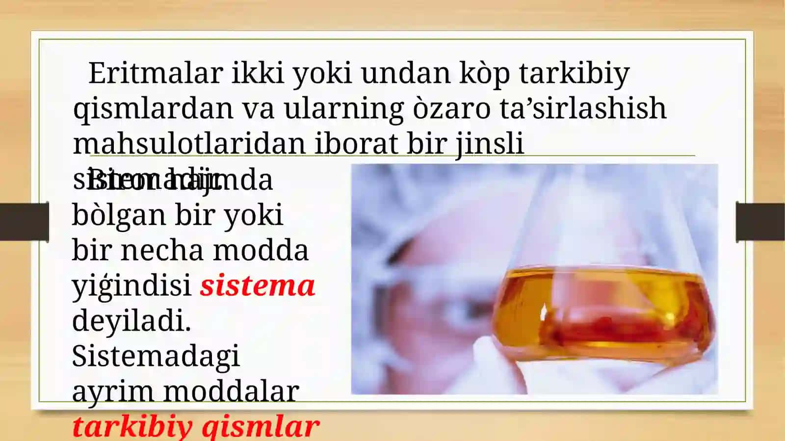Eritmalar va ularning xossalari 3