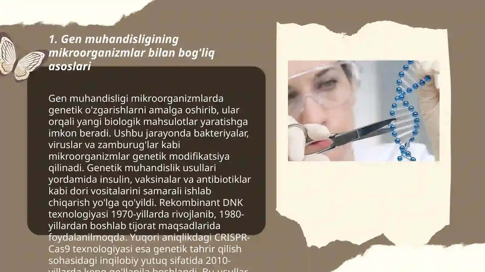 Mikroorganizmlarni gen muhandisligida qo'llanilishi va yutuqlari 3