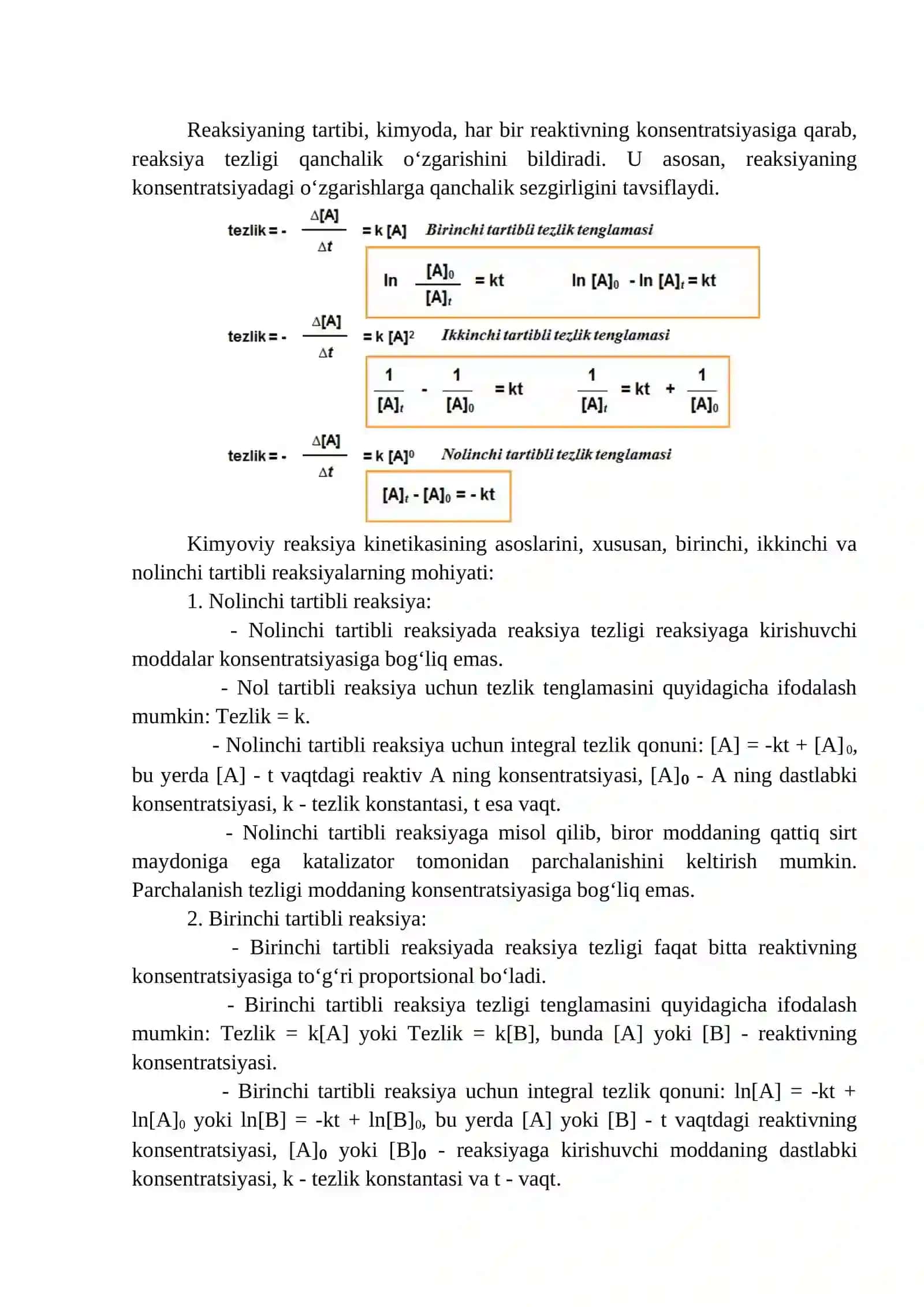 Kimyoviy kinetika 3