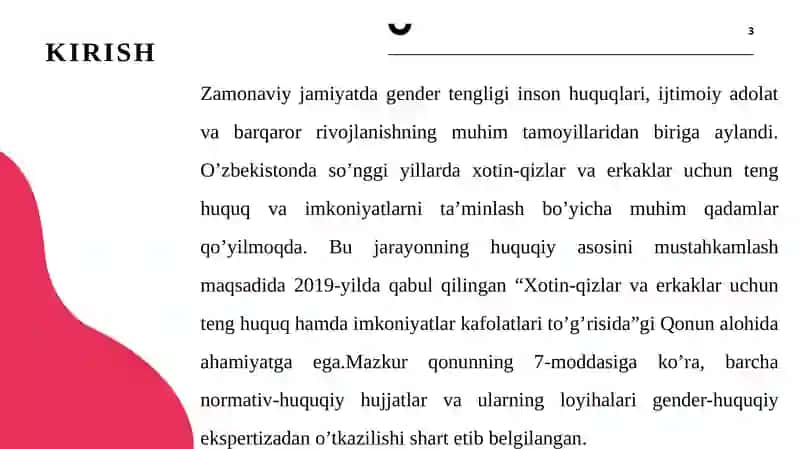 Normativ-huquqiy hujjatlar va gender-huquqiy ekspertiza 3
