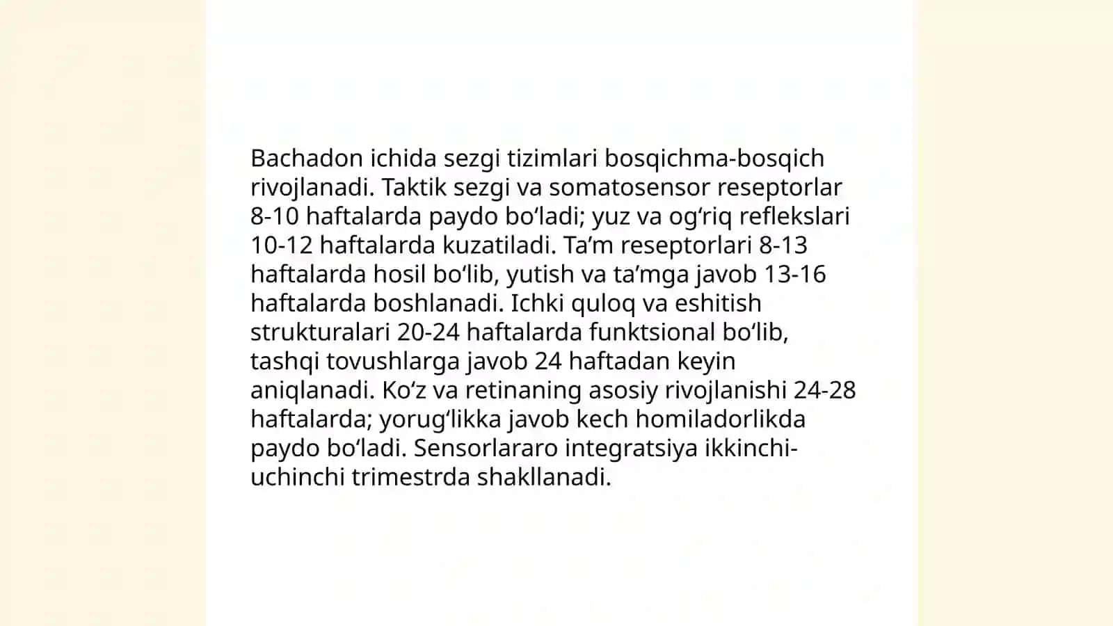 Ontogeniznig ilk bosqichlarida inson psixik rivojlanishga xos xususiyatlari 3