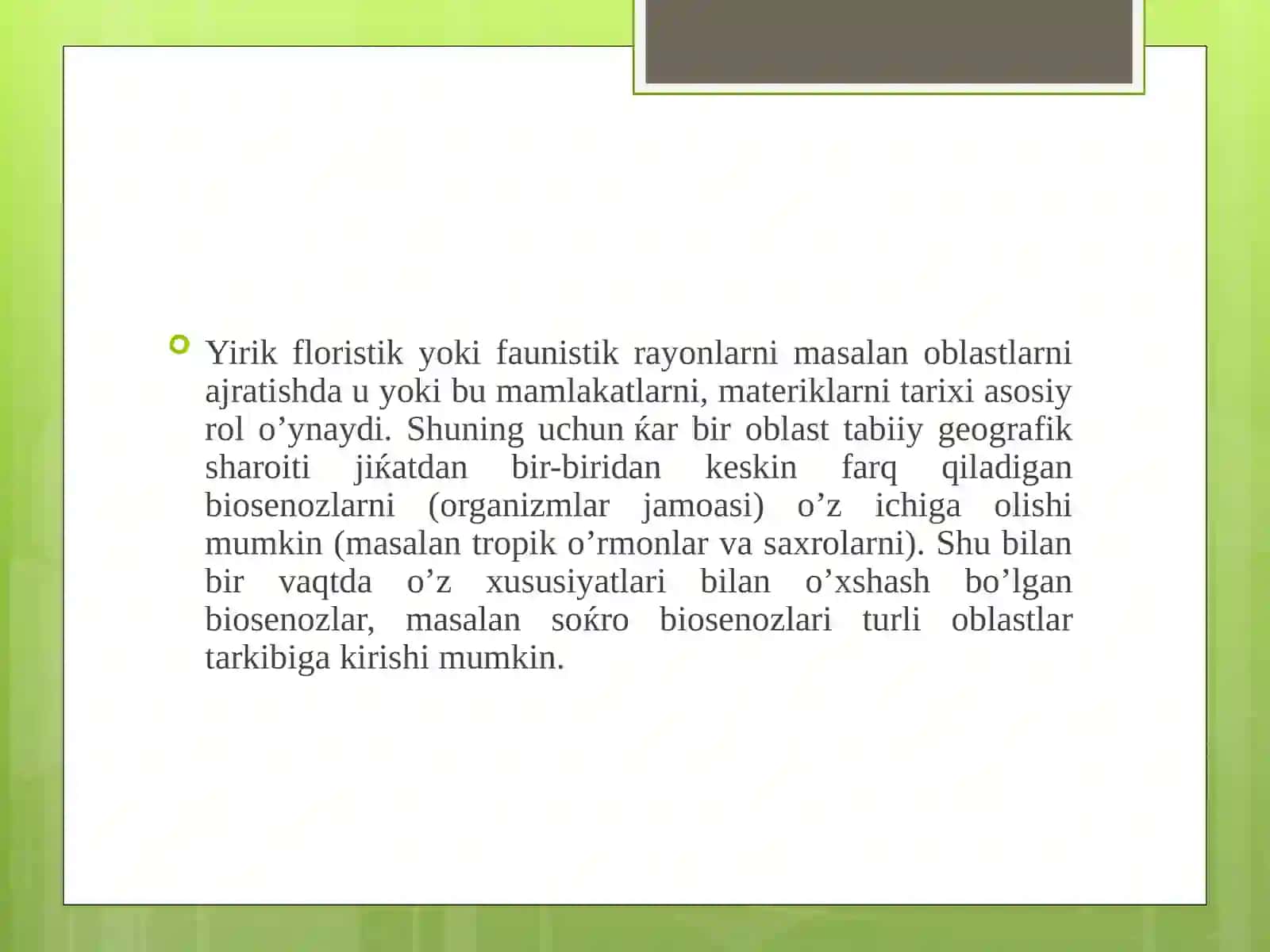 Yer sharining floristik vohalari 3