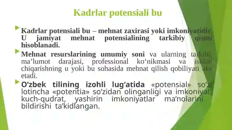 Kadrlar siyosati va uning sanoat taraqqiyotidagi roli 3