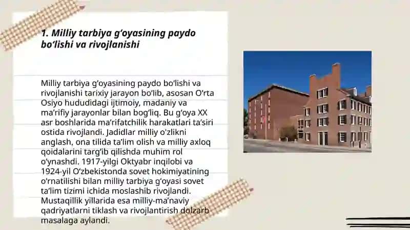 Milliy tarbiya gʻoyasining tarixiy pedagogik asoslari 3
