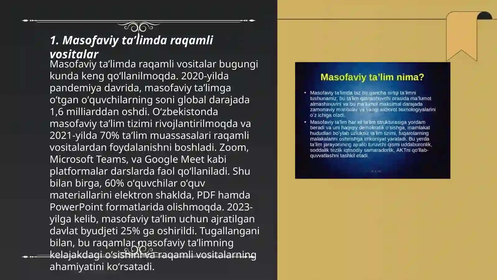 Masofaviy taʼlimda raqamli vositalar 3
