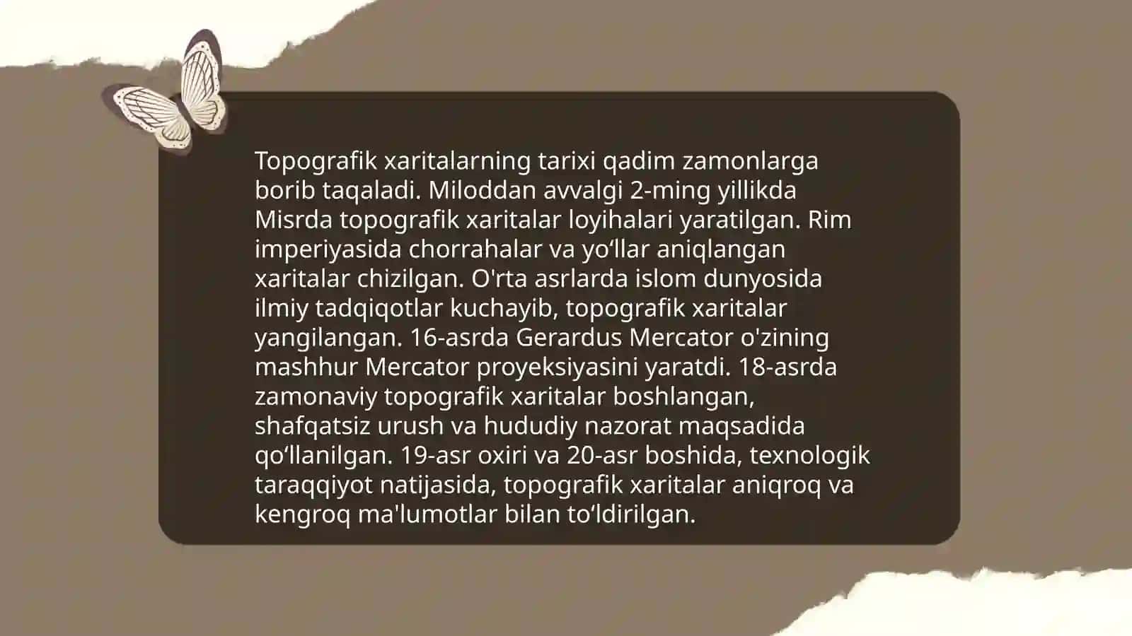 Topografik plan va xaritalar 3