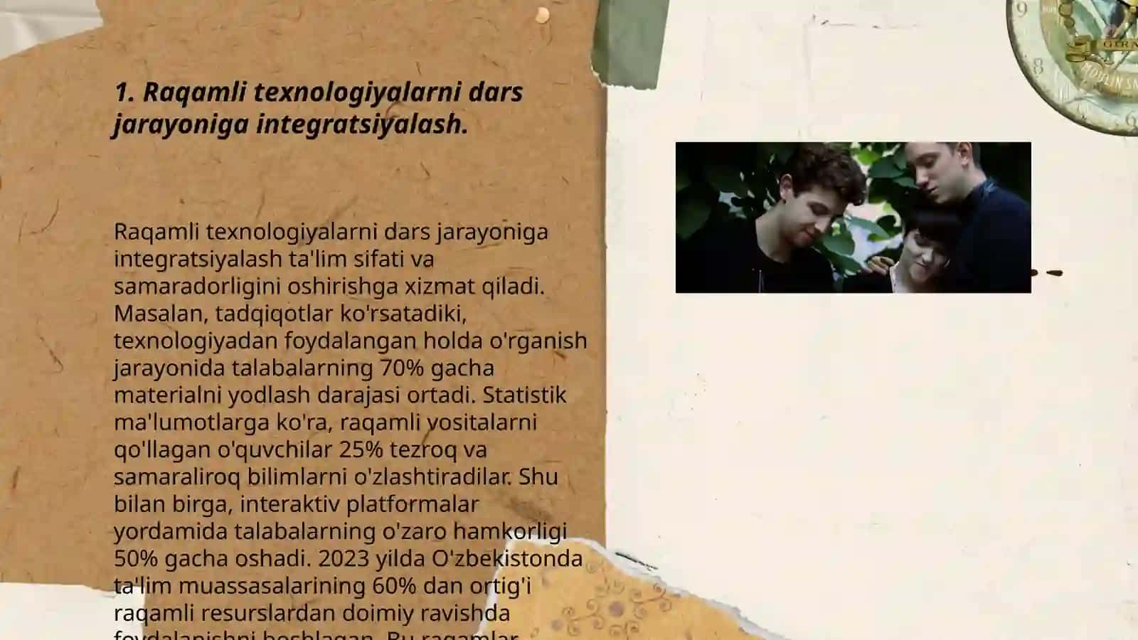 Raqamli texnologiyalarni dars jarayoniga integratsiyalash 3