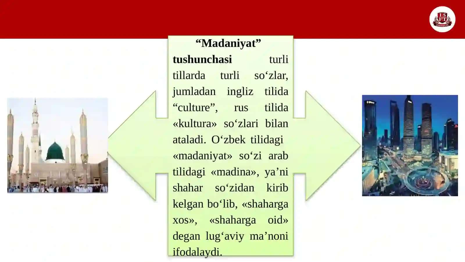 MADANIYAT TUSHUNCHASI, UNING IJTIMOIY FUNKSIYALARI, TURLARI VA SHAKLLARI 3