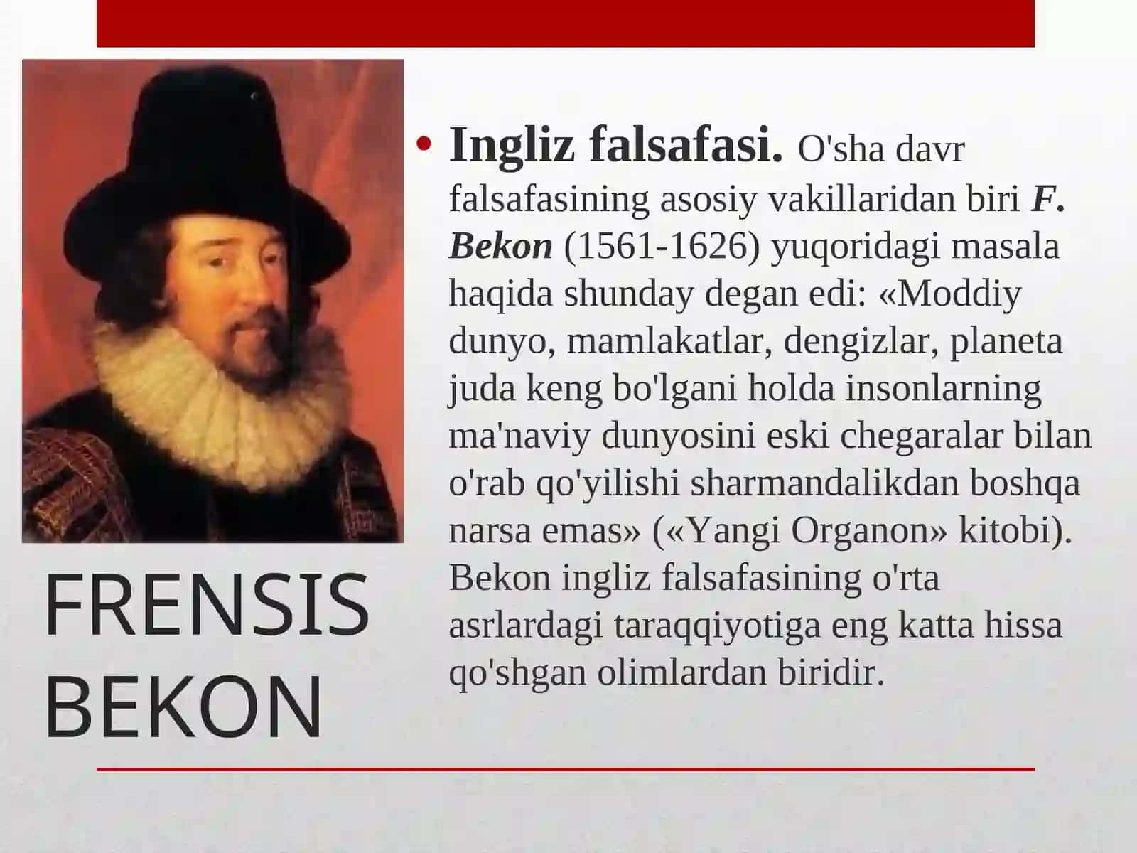 G`arbiy YevropadaYangi davr falsafasi 3