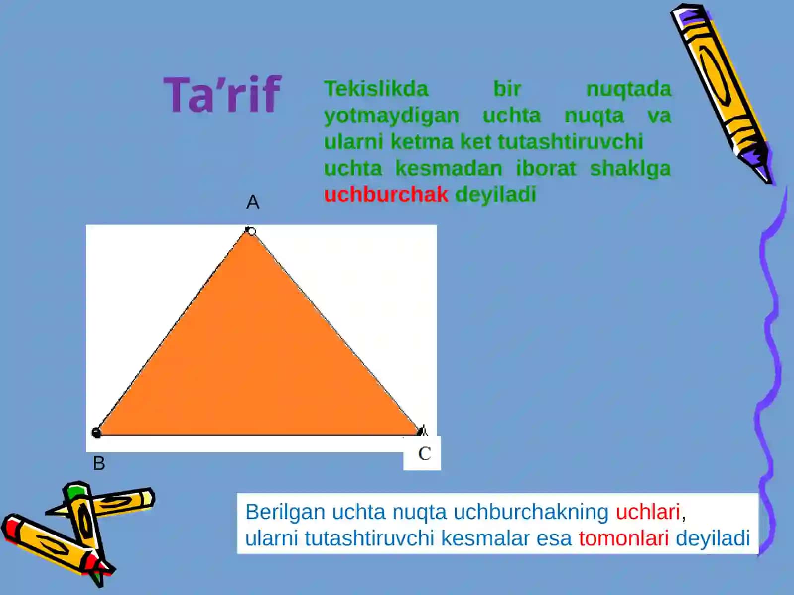 Uchburchaklar 3