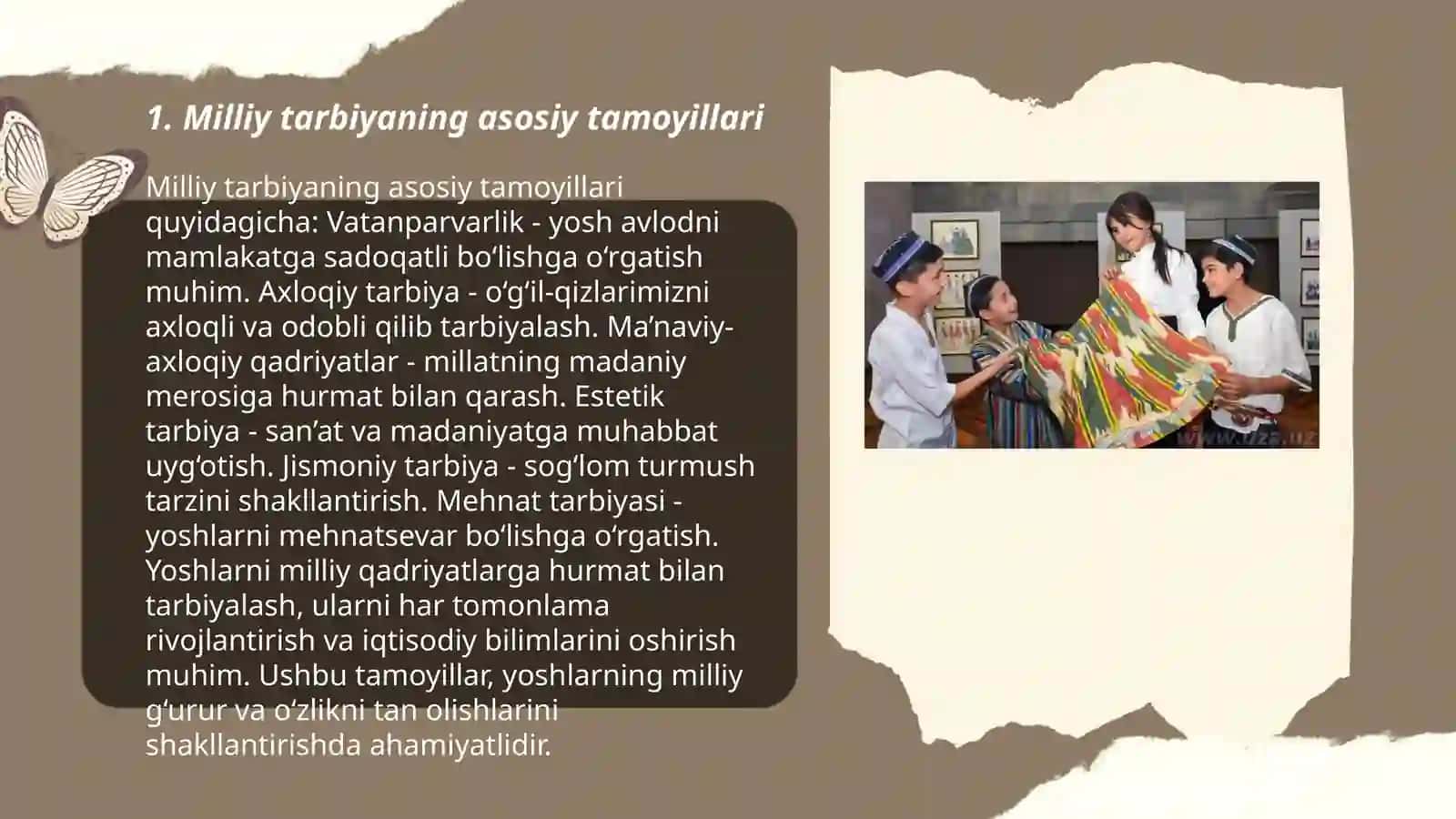 Milliy tarbiyaning mazmuni va uning takomillashtirish 3