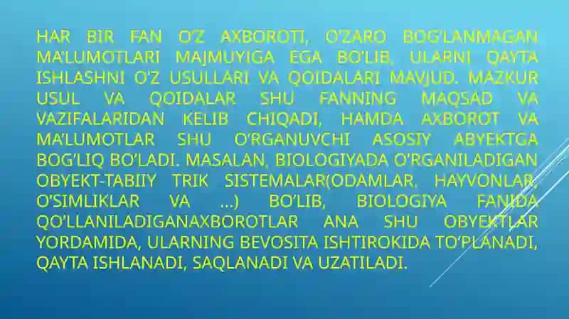 Matematik modellashtirish fanidan axborot texnologiyalari 3