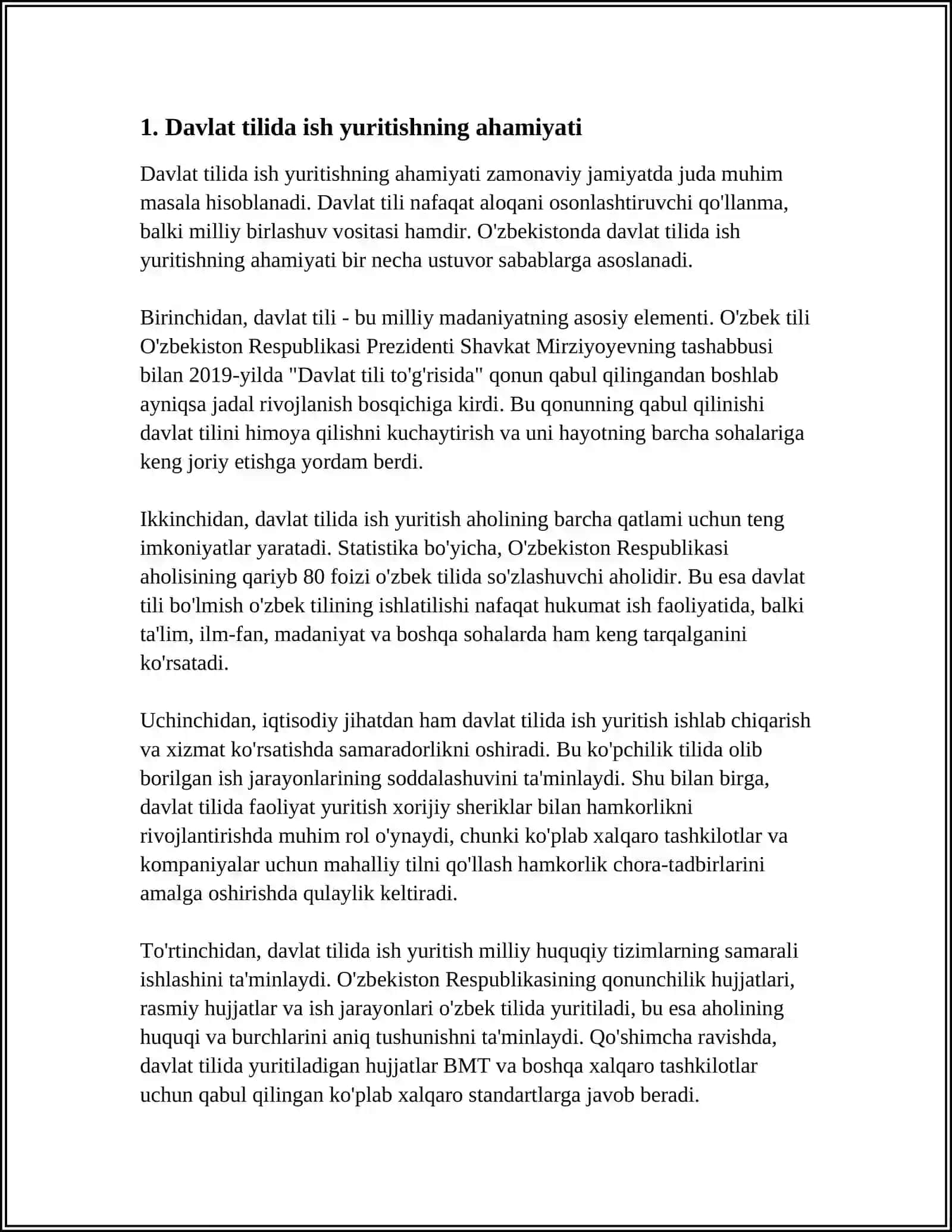DAVLAT TILIDA ISH YURITISH FANINING MAQSAD VA VAZIFALARI MAVZUSIDA 3