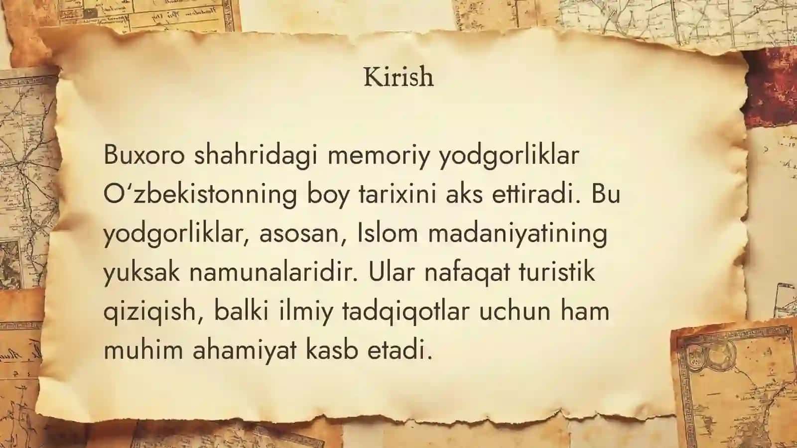 Buxoro memoriy yodgorliklari 3