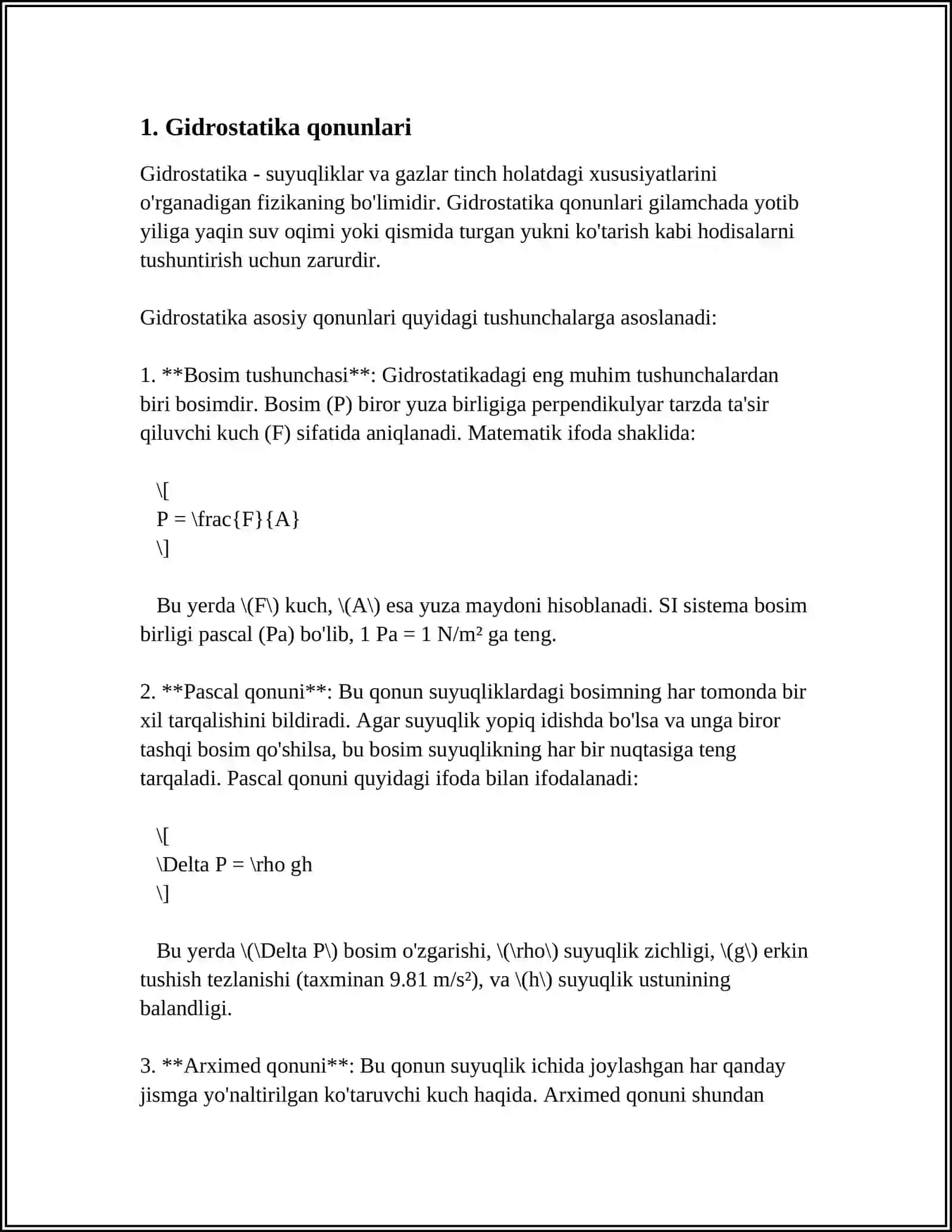 GIDROSTATIKA 3