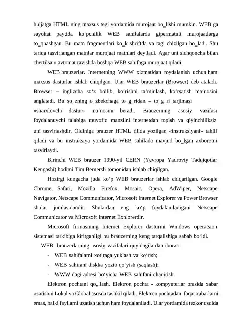 WEB sahifalar 3
