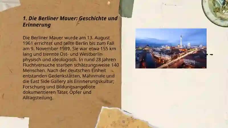 Die Berliner Mauer: Geschichte und Erinnerung 3