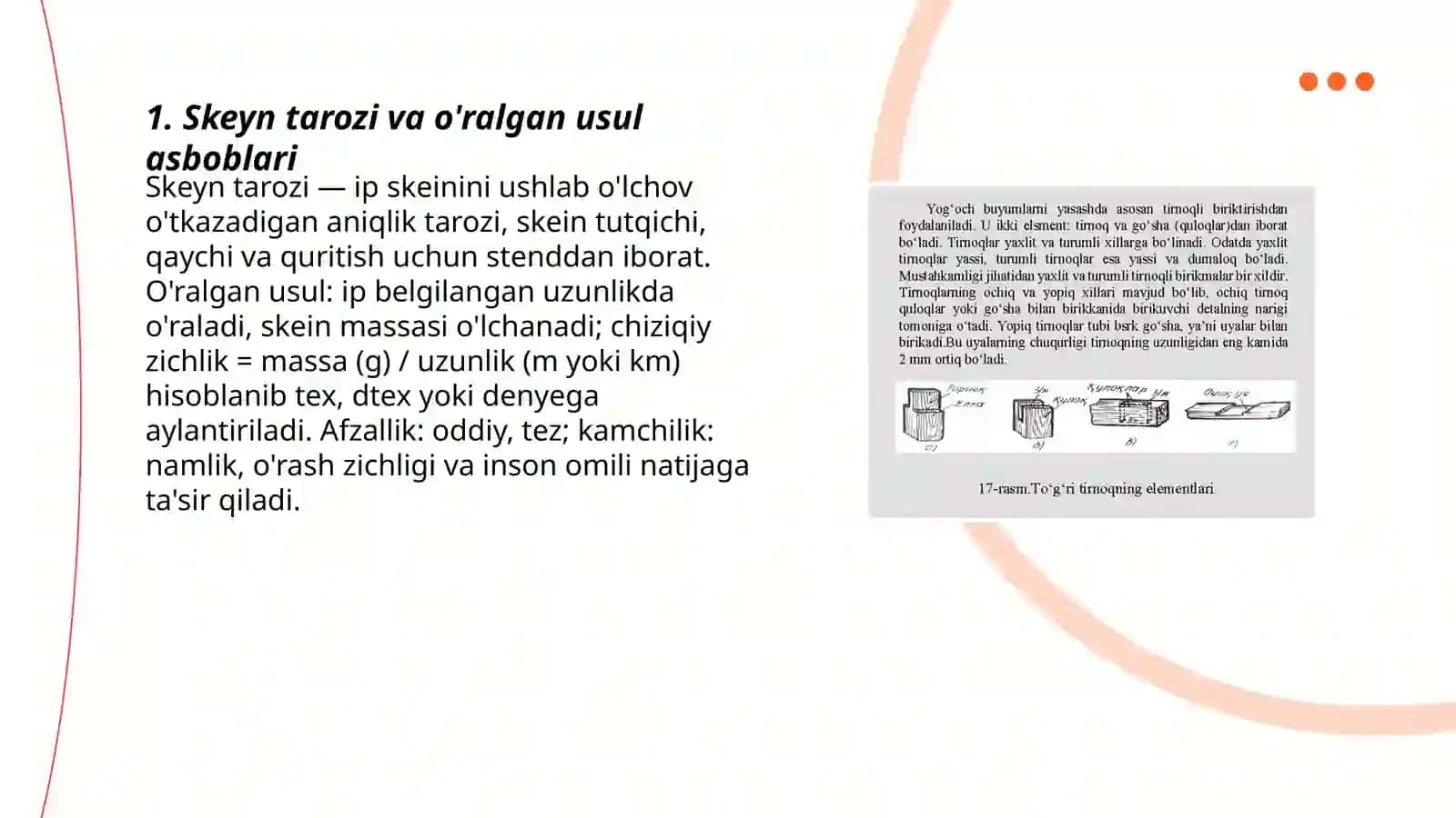 Iplarning chiziqiy zichligini aniqlash asboblari 3