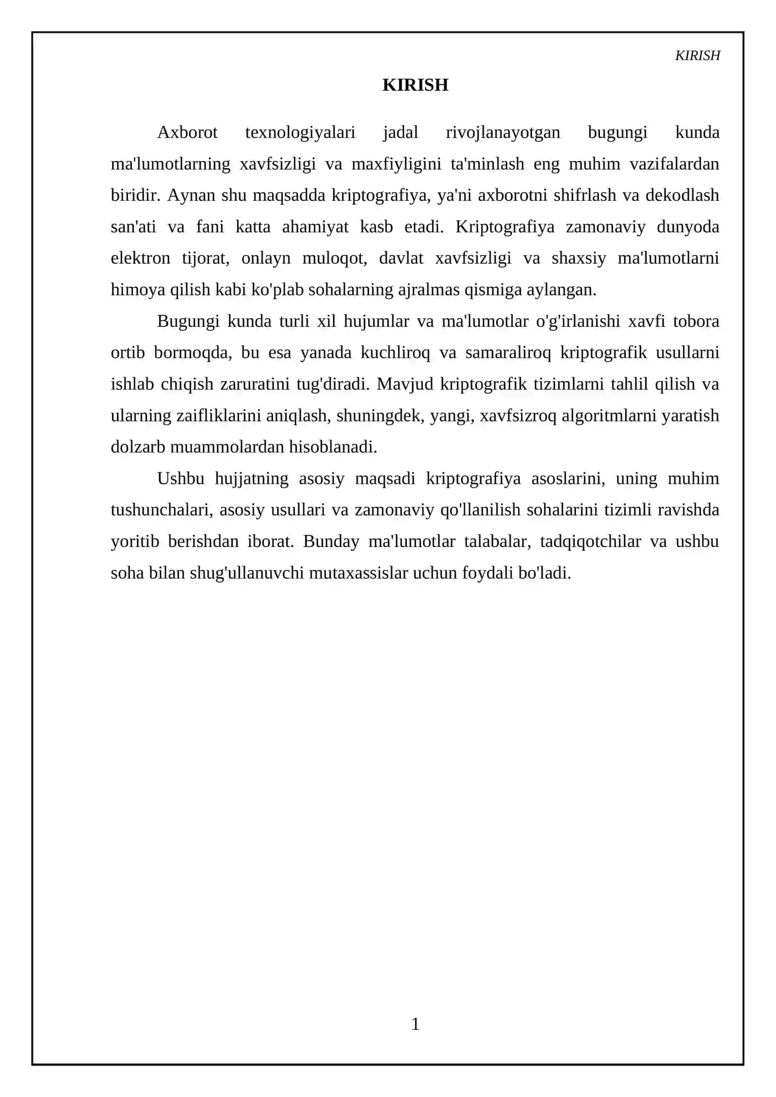 Kriptografiya asoslari 3