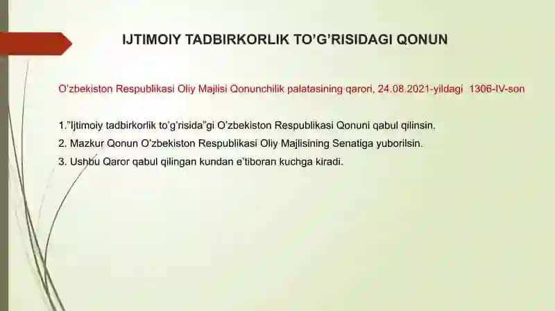 IJTIMOIY TADBIRKORLIKNI RIVOJLANTIRISH “MATONAT” IJTIMOIY  TADBIRKORLIK KORXONASINI YARATISH 3
