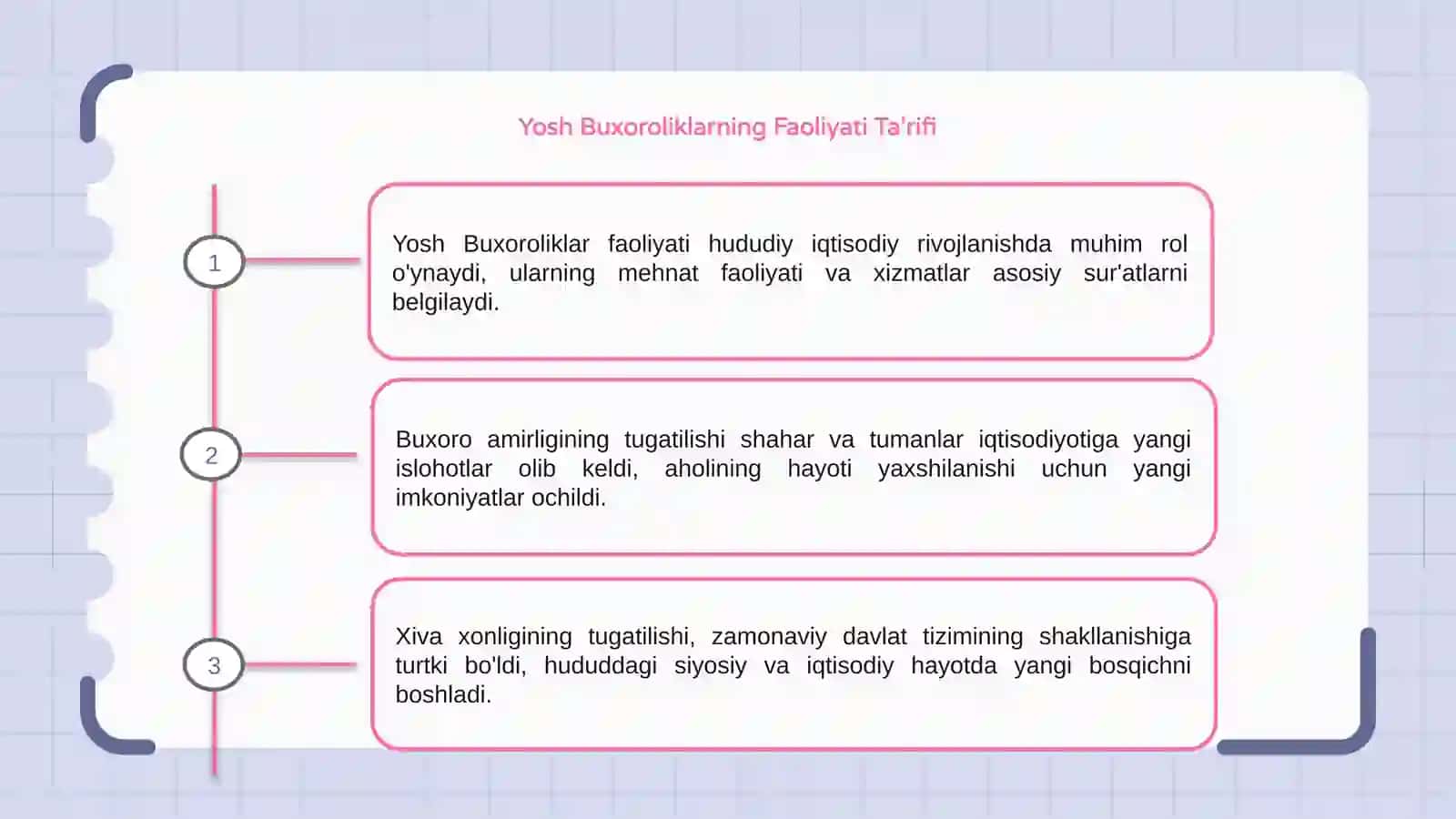 Yosh Buxoroliklar faoliyati va Buxoro Amirligining Tugatilishi. Xiva Xonliginining Tugatilishi 3