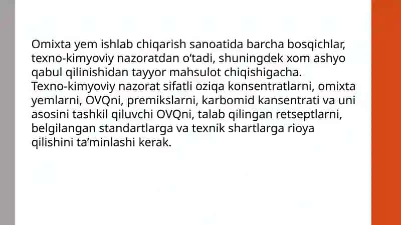 Premikslar ishlab chiqarish texnologiyasi va liniyalari 3